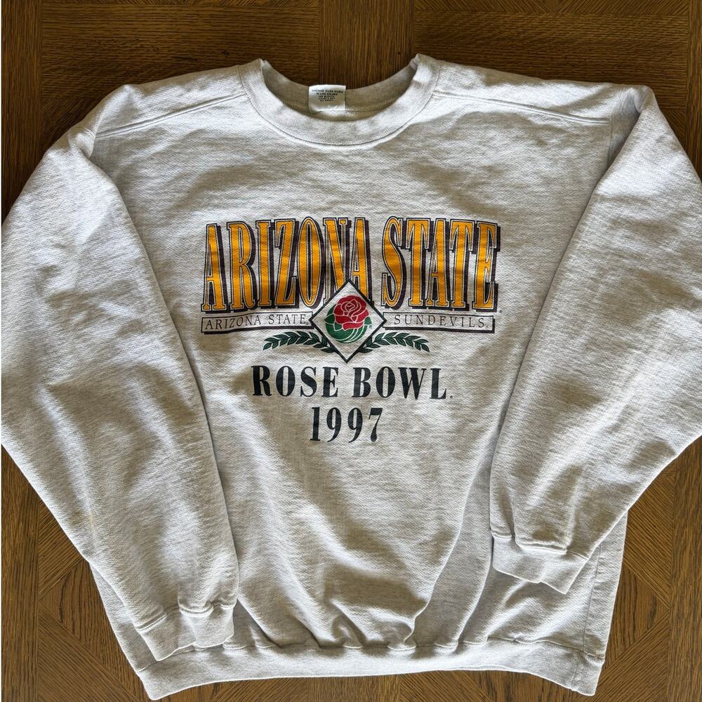 Vtg 1997 Rose Bowl Arizona State Sun Devils Sweatshirt XL
